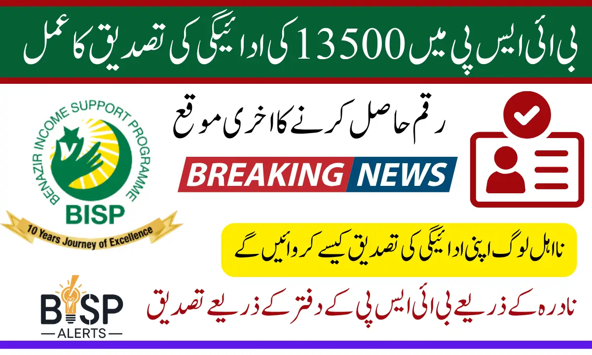 BISP 8171 Payment Verification Process In February 2025 Know Complete Details