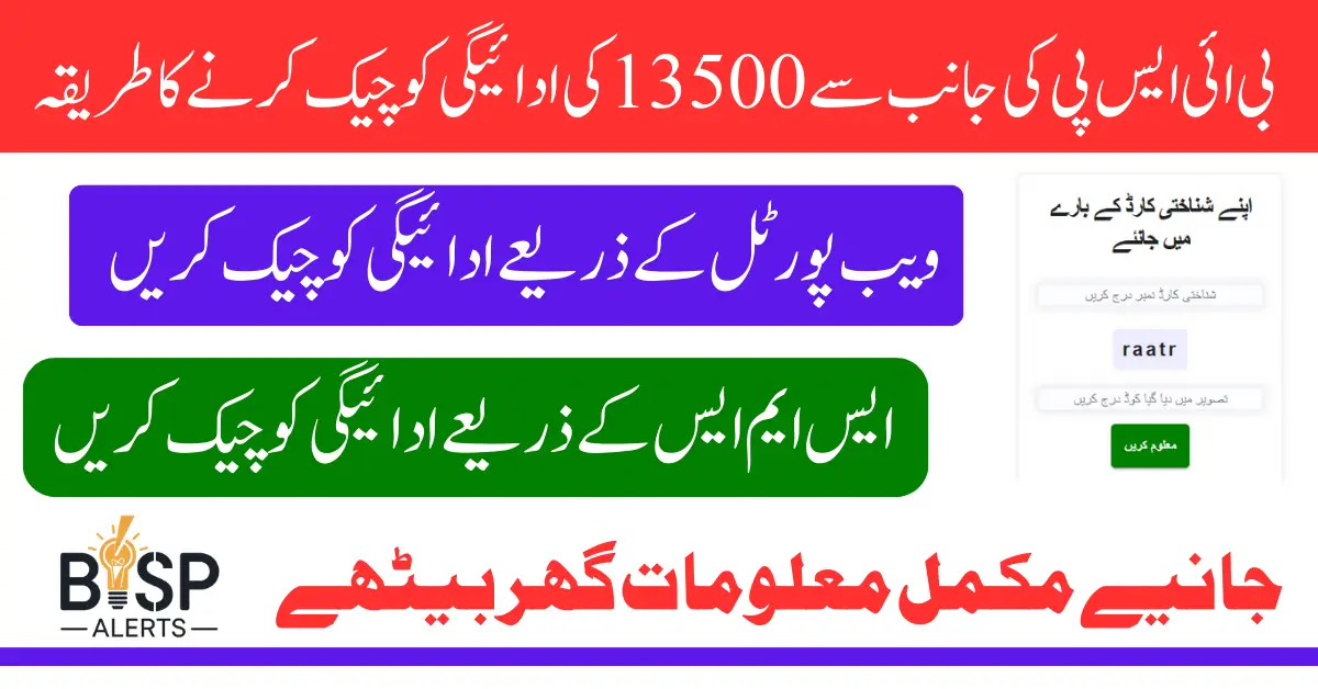8171 Web Portal Update 13500 Payment Check Online And Alternative Method 2025