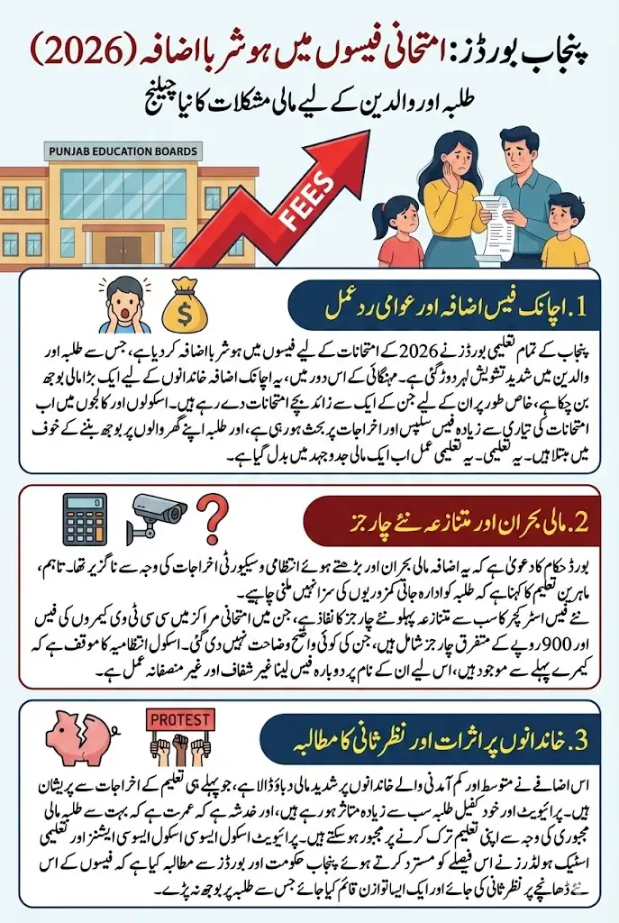 Examination Fees Massively Increase From All Punjab Boards 2026